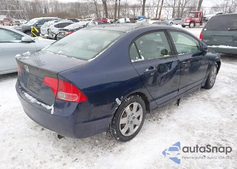 2008 Honda Civic Lx из США, поврежденный, VIN 1HGFA16598L026060